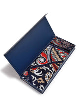 Blue Paisley Scarf & Scarf Bag Set - TOSSIDO