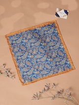 Blue Paisley Silk Pocket Square - TOSSIDO