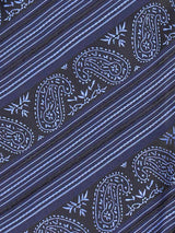 Blue Paisley Woven Cravat & Pocket Square Set - TOSSIDO