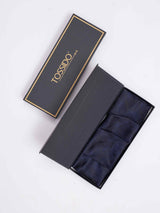 Blue Paisley Woven Cravat & Pocket Square Set - TOSSIDO