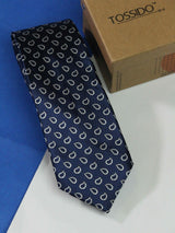 Blue Paisley Woven Necktie - TOSSIDO