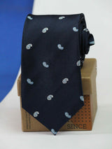 Blue Paisley Woven Necktie - TOSSIDO