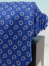 Blue Paisley Woven Necktie - TOSSIDO
