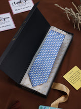 Blue Polar Bear Printed Necktie - TOSSIDO