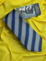 Blue Polyester Necktie - TOSSIDO