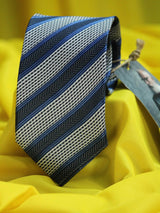 Blue Polyester Necktie - TOSSIDO