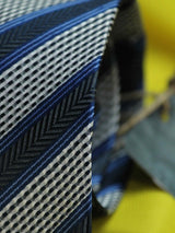 Blue Polyester Necktie - TOSSIDO