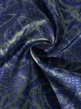 Blue & Sage Paisley Performance Silk™ Pocket Square - TOSSIDO