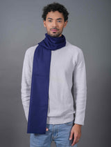 Blue Solid Muffler - TOSSIDO