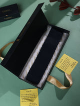 Blue Solid Silk Knitted Necktie - TOSSIDO