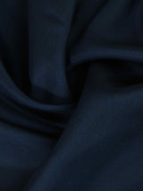 Blue Solid Silk Pocket Square - TOSSIDO