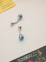 Blue Sphere Cufflinks - TOSSIDO