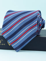Blue Stripe Broad Necktie - TOSSIDO