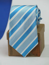 Blue Stripe Woven Necktie - TOSSIDO