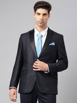 Blue Striped Necktie & Pocket Square Giftset - TOSSIDO