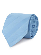 Blue Striped Necktie & Pocket Square Giftset - TOSSIDO