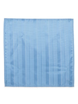 Blue Striped Necktie & Pocket Square Giftset - TOSSIDO