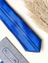 Blue Stripes Necktie Gift - set - TOSSIDO