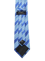 Blue Stripes Woven Necktie - TOSSIDO