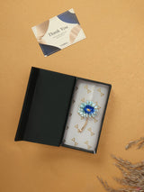 Blue Sunflower Brooch - TOSSIDO