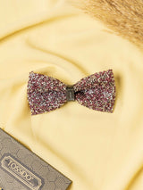 Blush Aurora Beaded Bowtie - TOSSIDO