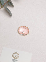 Blush Seashell Pearl Brooch