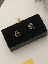 Bronze Lotus Cufflinks - TOSSIDO