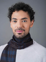 Brown Check Muffler - TOSSIDO