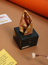 Brown Geometric Pocket Square - TOSSIDO