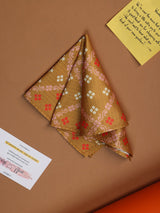 Brown Geometric Pocket Square - TOSSIDO
