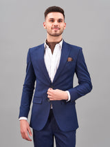 Brown Geometric Woven Cravat & Pocket Square Set - TOSSIDO