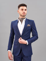 Brown Geometric Woven Cravat & Pocket Square Set - TOSSIDO