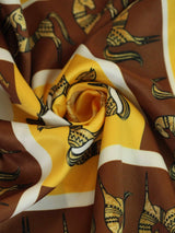 Brown Horse Pocket Square - TOSSIDO