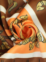 Brown Horse Pocket Square - TOSSIDO