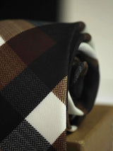 Brown Micro Fiber Necktie - TOSSIDO