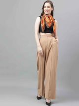Brown Novelty Scarf & Scarf Bag Set - TOSSIDO