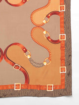 Brown Novelty Scarf & Scarf Bag Set - TOSSIDO