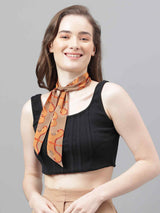 Brown Novelty Scarf & Scarf Bag Set - TOSSIDO