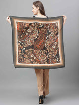 Brown Paisley Scarf & Scarf Bag Set - TOSSIDO