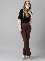 Brown Paisley Scarf & Scarf Bag Set - TOSSIDO