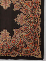 Brown Paisley Scarf & Scarf Bag Set - TOSSIDO