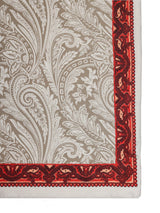 Brown Paisley Short Scarf - TOSSIDO