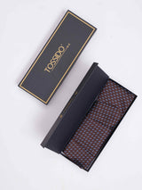 Brown Paisley Woven Cravat & Pocket Square Set - TOSSIDO