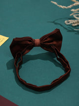 Brown Satin Poly Bow Tie - TOSSIDO