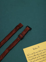 Brown Satin Poly Bow Tie - TOSSIDO