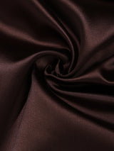 Brown Solid Pocket Square - TOSSIDO