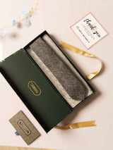 Brown Solid Wool Necktie - TOSSIDO