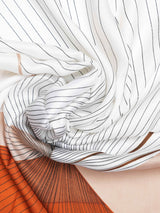 Brown & White Stripe Neckerchief - TOSSIDO