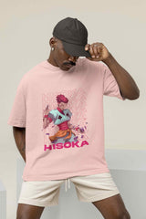 Bungee Gum Master: Hisoka's Grin Oversized Tee - TOSSIDO
