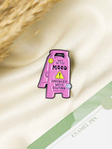 Caution Enamel Pin - TOSSIDO